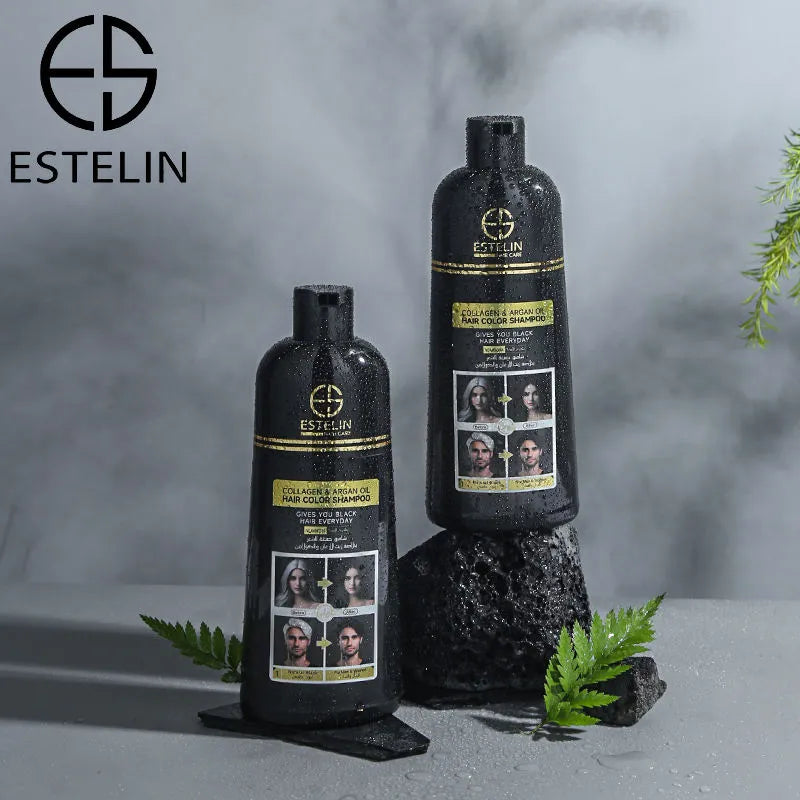 Estelin Collagen & Argan Hair Color Shampoo - 400ML