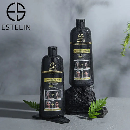 Estelin Collagen & Argan Hair Color Shampoo - 400ML